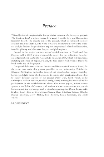 The Trial on Trial: Volume 1: Truth and Due Process