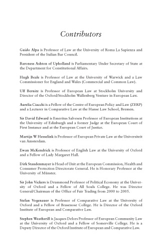 The Harmonisation of European Contract Law: Implications for European Private Laws, Business and Legal Practice