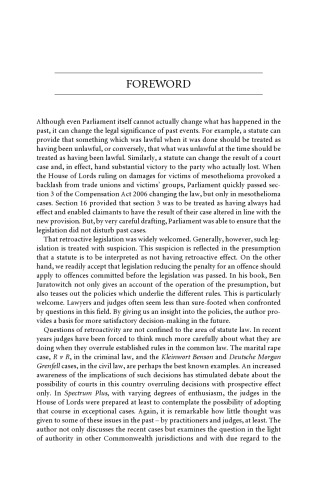 Retroactivity and the Common Law