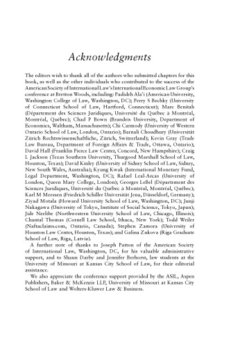 International Economic Law: The State and Future of the Discipline