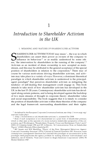 The Foundations and Anatomy of Shareholder Activism