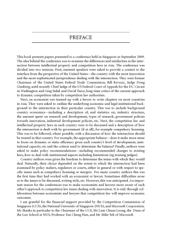 Intellectual Property, Competition Law and Economics in Asia
