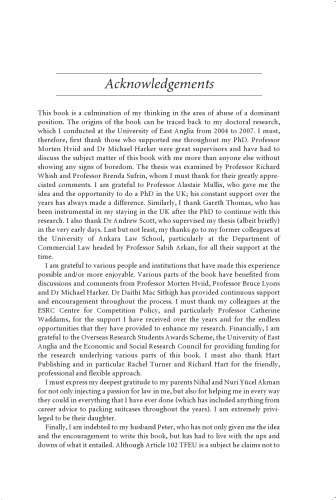 The Concept of Abuse in EU Competition Law: Law and Economic Approaches