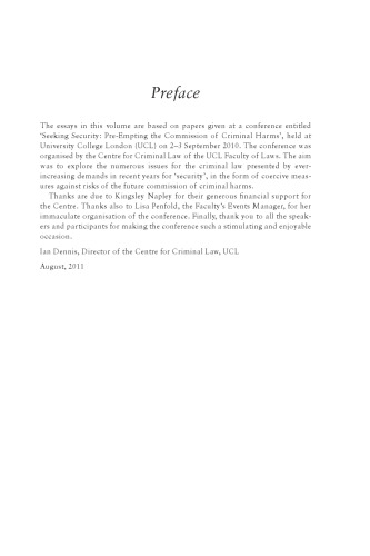Seeking Security: Pre-Empting the Commission of Criminal Harms