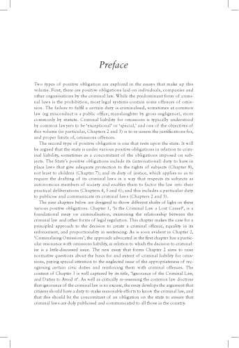 Positive Obligations in Criminal Law