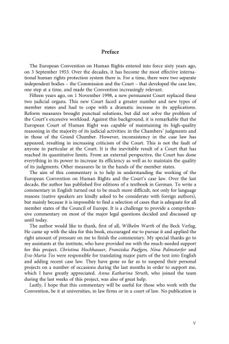 European Convention on Human Rights: Commentary