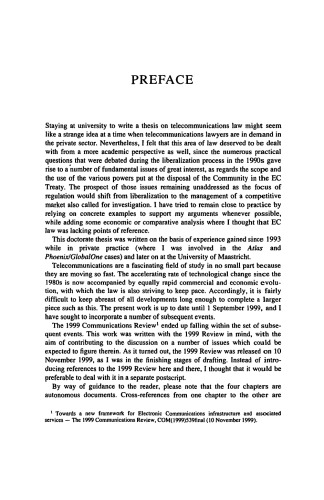 Competition Law and Regulation in European Telecommunications
