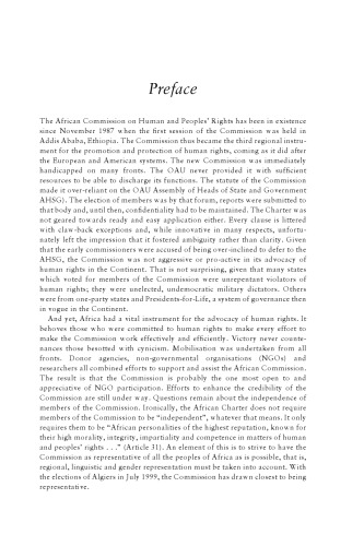 The African Commission on Human and Peoples’ Rights and International Law