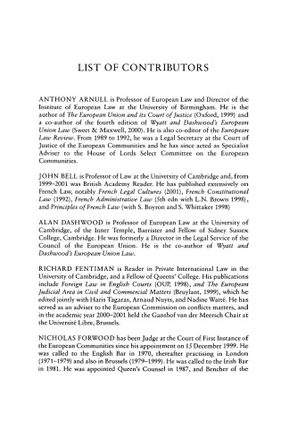 The Cambridge Yearbook of European Legal Studies Vol 3, 2000