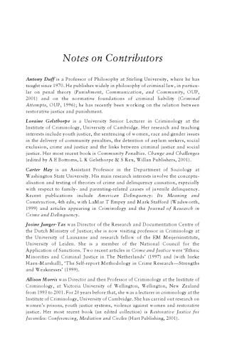 Punishing Juveniles: Principle and Critique