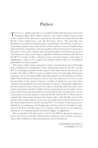 The EU and the WTO: Legal and Constitutional Issues