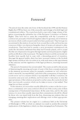 Human Rights and Scots Law