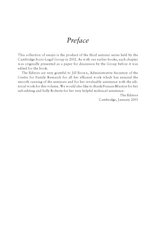 Children and their Families: Contact, Rights and Welfare
