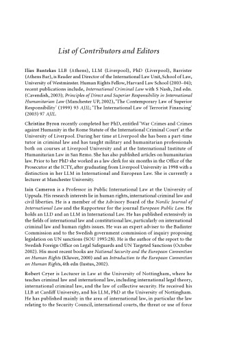 The Permanent International Criminal Court: Legal And Policy Issues