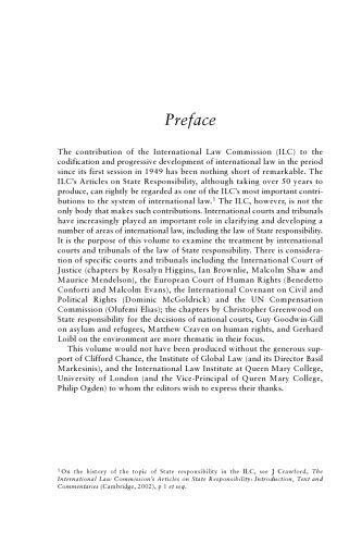 Issues of State Responsibility before International Judicial Institutions: The Clifford Chance Lectures