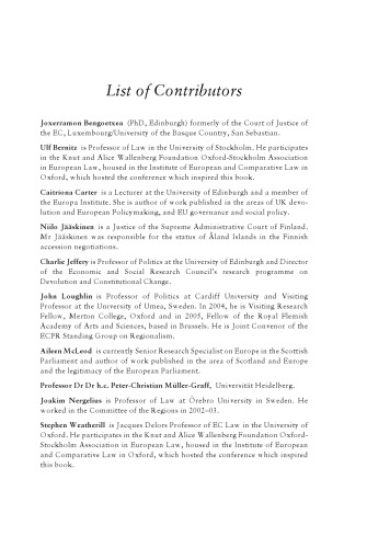 The Role of Regions and Sub-National Actors in Europe