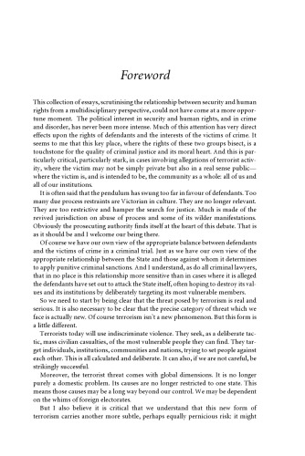 Security and Human Rights