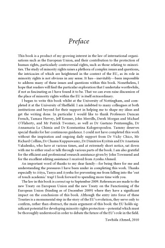 The Impact of EU Law on Minority Rights
