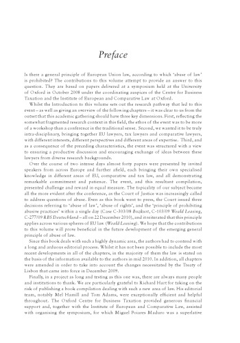 Prohibition of Abuse of Law: A New General Principle of EU Law?