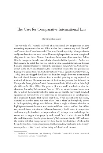 Finnish Yearbook of International Law - Volume 20, 2009
