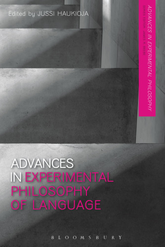 Advances in Experimental Philosophy of Language