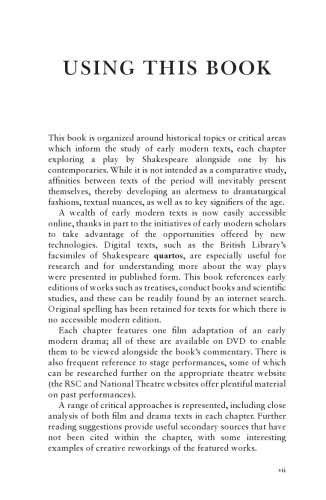 Shakespeare and Early Modern Drama: Text and Performance