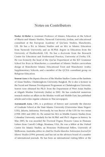 Reforms in Islamic Education: International Perspectives