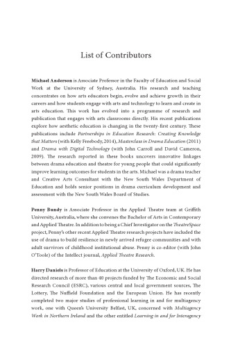 Dramatic Interactions in Education: Vygotskian and Sociocultural Approaches to Drama, Education and Research