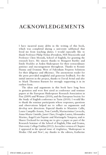 Shakespeare and YouTube: New Media Forms of the Bard