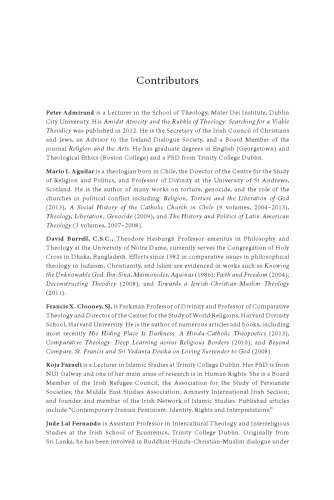 Loss and Hope: Global, Interreligious and Interdisciplinary Perspectives
