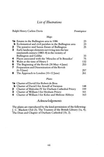 Studies in Medieval History: Presented to R.H.C. Davis