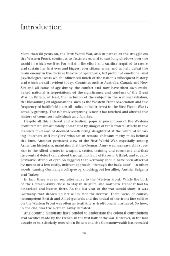 The First World War: The Western Front 1914–1916