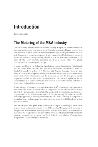 The M&A Collection Themes in Best Practice: Themes in Best Practice