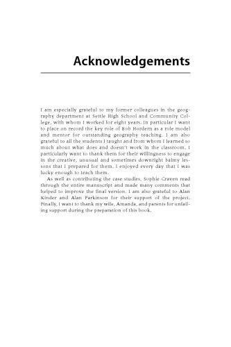 The Geography Teacher’s Handbook