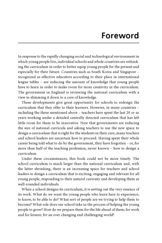 The Secondary Curriculum Design Handbook: Preparing Young Children for Their Futures