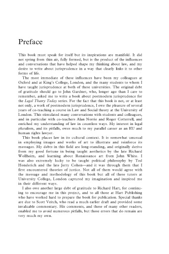 Law after Modernity