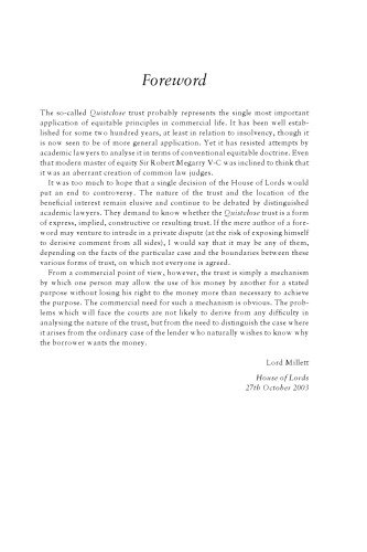 The Quistclose Trust: Critical Essays