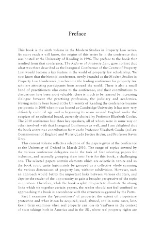 Modern Studies in Property Law - Volume 6