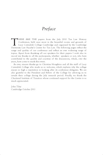 Studies in the History of Tax Law - Volume 5