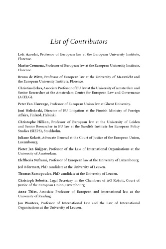 The European Court of Justice and External Relations Law: Constitutional Challenges