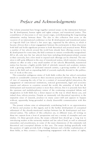 Law in Transition: Human Rights, Development and Transitional Justice