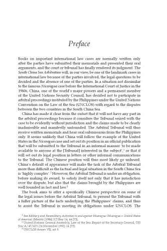 The South China Sea Arbitration: A Chinese Perspective