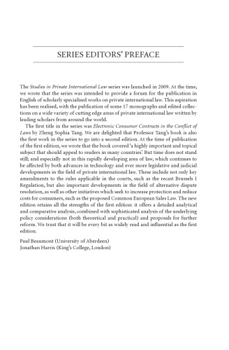 Electronic Consumer Contracts in the Conflict of Laws