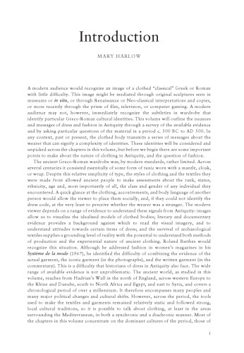 A Cultural History of Dress and Fashion in Antiquity Volume 1