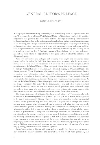 A Cultural History of Peace in Antiquity Volume 1