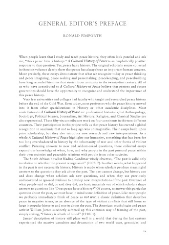 A Cultural History of Peace in the Modern Age Volume 6