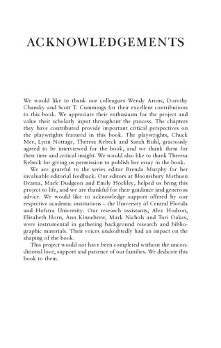 Modern American Drama: Playwriting 2000–2009: Voices, Documents, New Interpretations