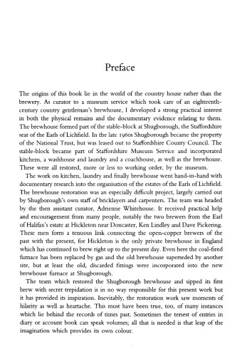 Country House Brewing in England 1500–1900