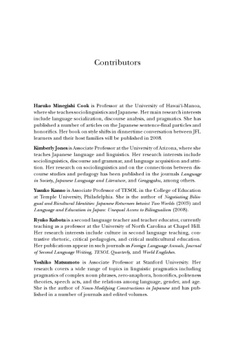 Japanese Applied Linguistics: Discourse and Social Perspectives