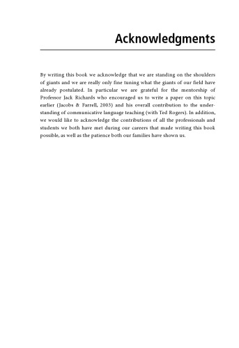 Essentials for Successful English Language Teaching